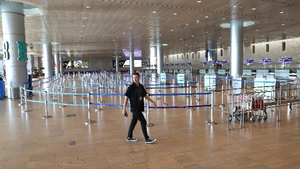 إخلاء مطار بن جوريون