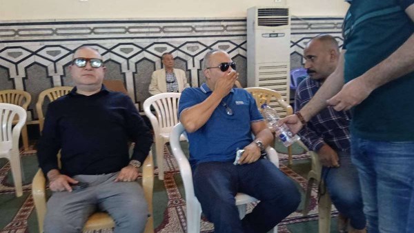 بدء عزاء والد تامر عبد المنعم بمسجد عمر مكرم