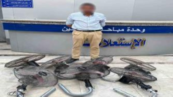 القبض على عامل سرق اجهزة كهربائية من داخل مدرسة بالبساتين
