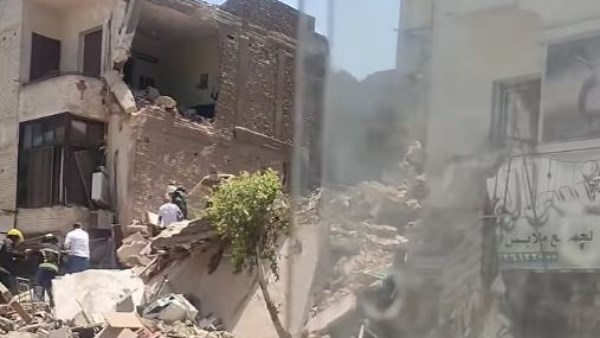 قرار عاجل من جهات التحقيق بشأن عقار شبرا مصر المنهار