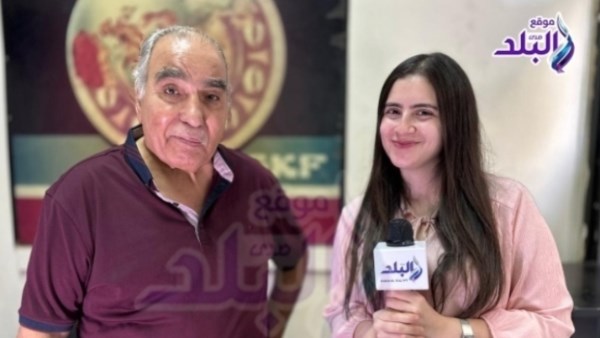 الفنان سيد صادق مع الإعلامية أوركيد سامي 