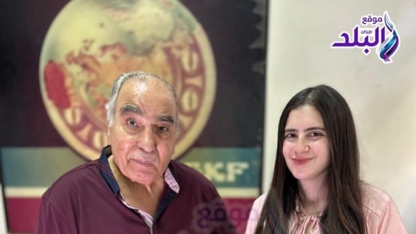 الفنان سيد صادق مع الإعلامية أوركيد سامي 