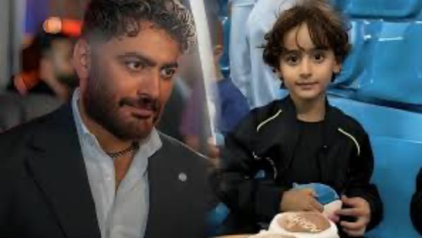نجل تامر حسني يدخل العناية المركزة.. وجدته تعلق: اجعل العملية بردًا وسلامًا
