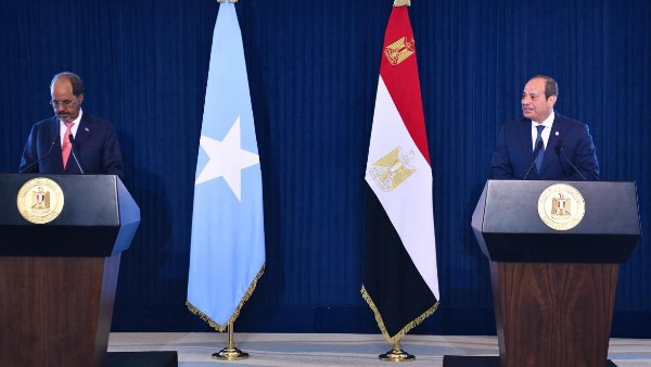 الرئيس السيسي: أكدت دعم مصر للمساعي الرامية إلى تحقيق توافق وطني بشأن الملفات السياسية في الصومال