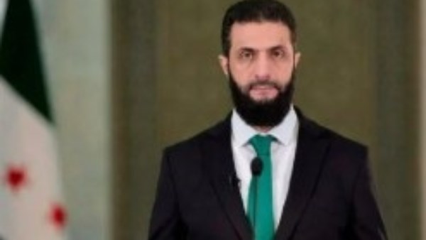 الرئيس السوري الجديد الشرع 