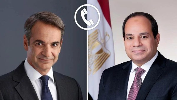 الرئيس السيسي ورئيس وزراء اليونان يبحثان الأوضاع في ليبيا وترسيم الحدود البحرية وحماية المقدسات