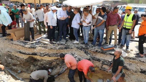 أعمال إصلاح محطة محولات جزيرة الدهب
