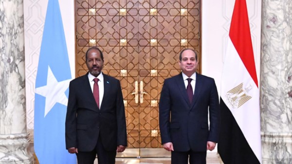 الرئيس عبد الفتاح السيسي والرئيس الصومالي