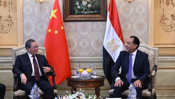 مدبولي ورئيس مجلس الدولة الصيني