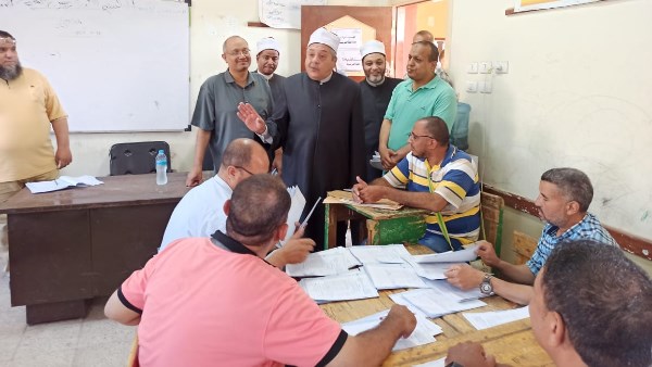 زيارة ميدانية إلى مركز تصحيح الشهادة الثانوية الأزهرية 
