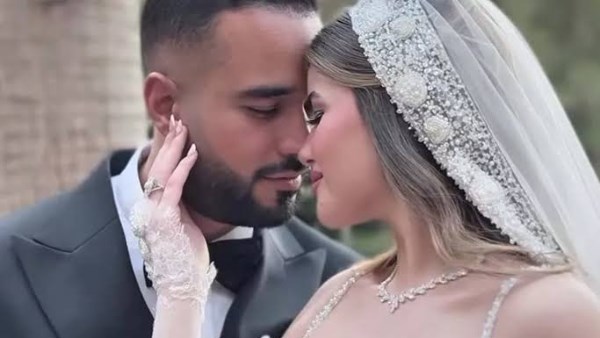 أبنة محمد فؤاد في حفل زفافها