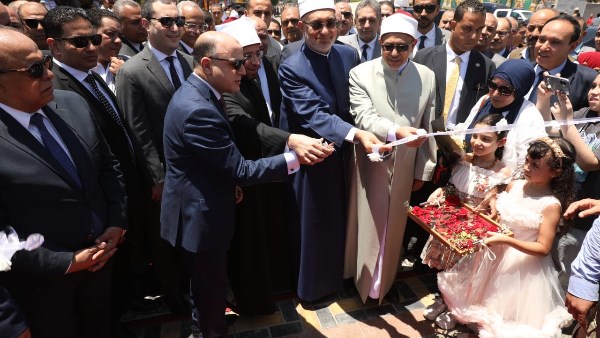 رئيس جامعة الأزهر يشارك في افتتاح أعمال تطوير مسجد إبراهيم الدسوقي