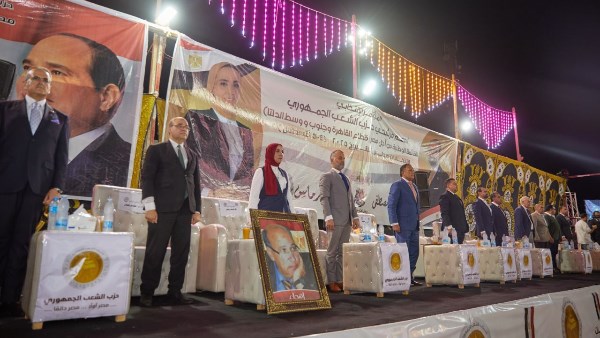 الشعب الجمهوري ينظم مؤتمرًا لدعم مرشحيه في انتخابات الشيوخ ببني عبيد