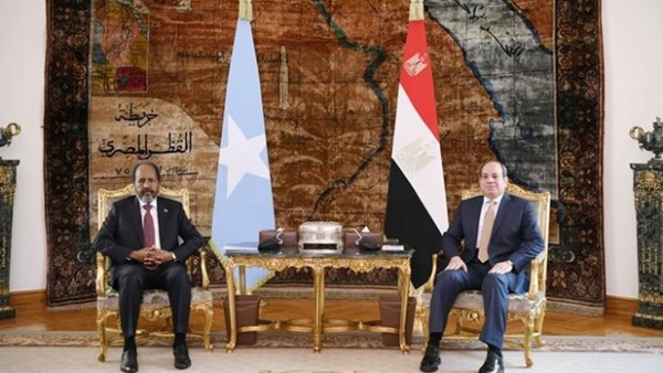الرئيس السيسي ونظيره الصومالي