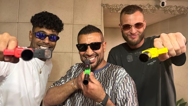 أحمد سعد مع مروان موسى وعفرتو