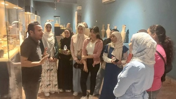 فعاليات التدريب الصيفي لطلاب كليات الآثار 