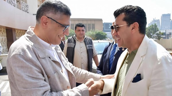 محافظ الجيزة يستقبل وزير الشباب تمهيدًا لافتتاح عدد من المنشآت الرياضية