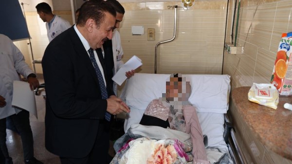 أحدي المصابات في حادث الطريق الإقليمي 