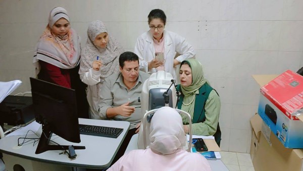 توريد وتركيب أحدث جهاز  OCT angio  بمستشفى رمد بنى سويف