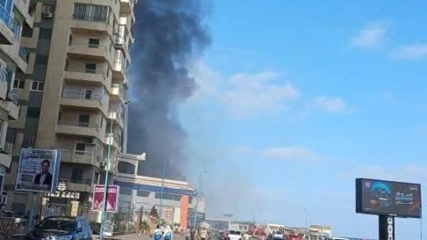 حريق بمطعم بالاسكندرية