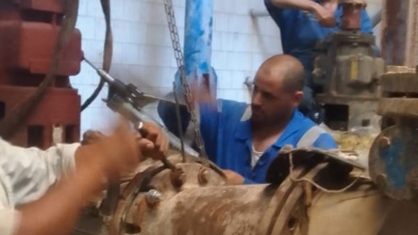 مياه القناة: الانتهاء من صيانة طلمبات كسح الروبة بمحطة فايد الكبرى
