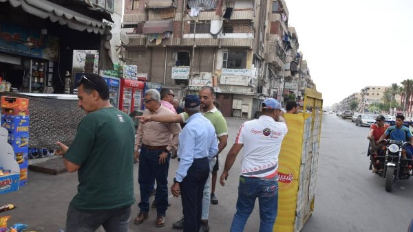 حملة مكبرة لازالة الاشغالات بزهور بورسعيد 