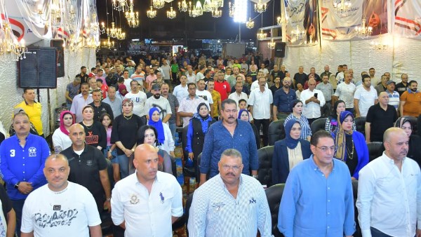 مؤتمر جماهيري لمستقبل وطن لدعم مرشحه بانتخابات مجلس الشيوخ في بورسعيد