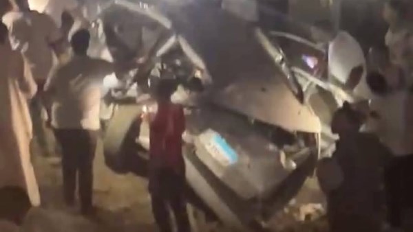 حادث تصادم سيارات بالغربية 