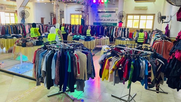 تضامن الغربية: توزيع الملابس الجديدة بالمجان على 380 أسرة من الأولى بالرعاية
