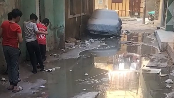 الصرف الصحي بحي القنطرة البيضاء 