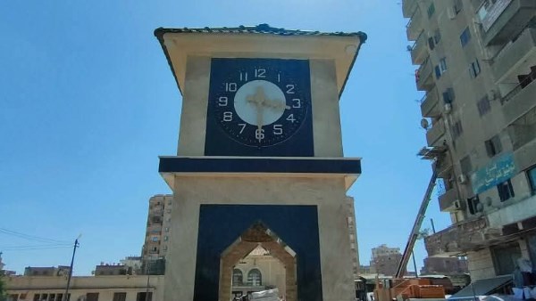 ميدان الساعة بمدينة كفر الشيخ 
