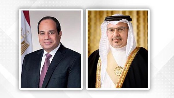 ولي عهد  البحرين يهنئ الرئيس السيسي بذكرى ثورة يوليو المجيدة
