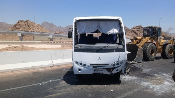 انقلاب ميكروباص بشرم الشيخ 