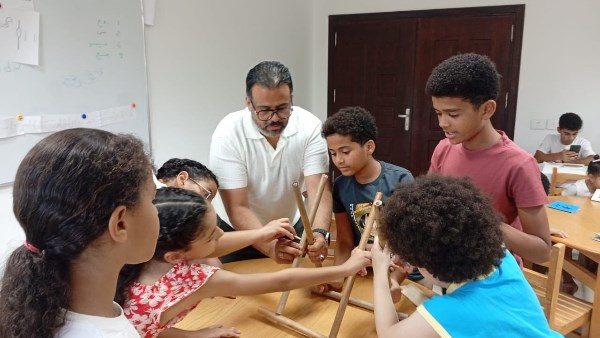 الورشة في متحف شرم الشيخ 