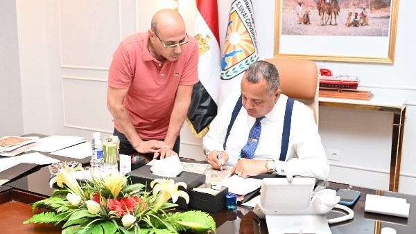 محافظ جنوب سيناء يعتمد المخطط الاستراتيجي 