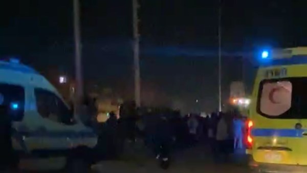 حادث التريلا على الطريق الدائري بالبساتين