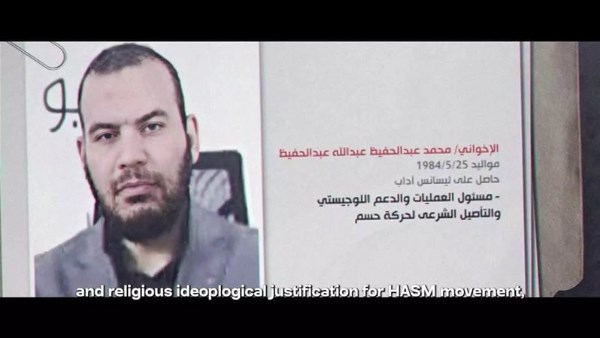 محمد عبدالحفيظ المتهم-قائد حسم الإرهابية محمد عبدالحفيظ المتهم-قائد حسم الإرهابية