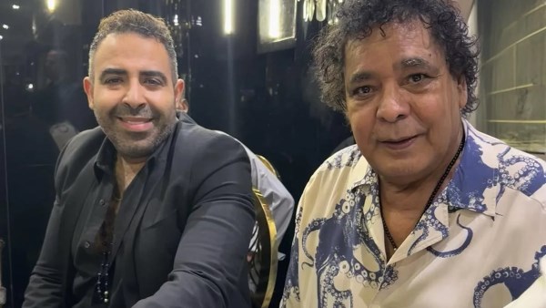 أبويا التاني.. محمد عدوية في أحدث ظهور مع منير