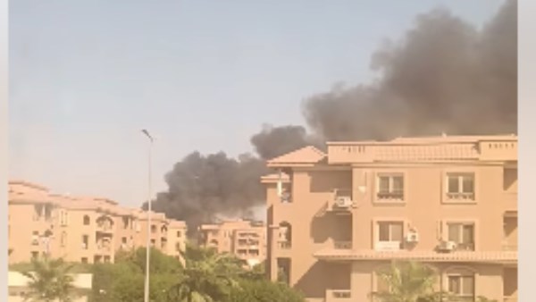 جانب من الحريق 