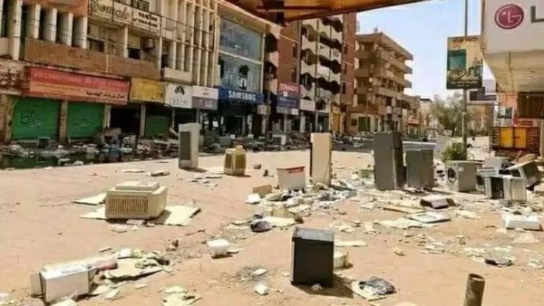 السوق التجارية في الخرطوم