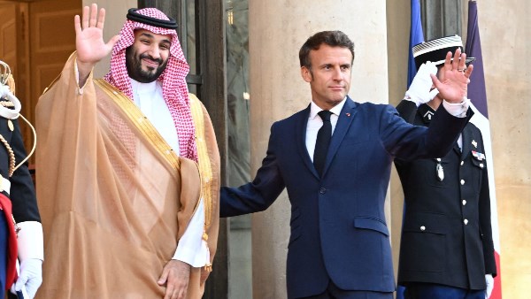 ماكرون وولي العهد السعودي