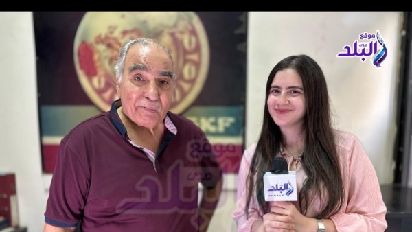 الفنان سيد صادق مع الإعلامية أوركيد سامي 