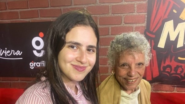 الفنانة عارفة عبد الرسول  مع الإعلامية أوركيد سامي 