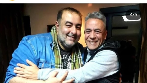 الفنان صبري فواز و المخرج القدير الراحل سامح عبد العزيز 
