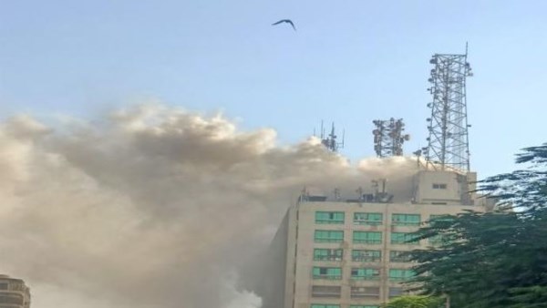 أحمد موسى يعرض لقطات حصرية لـ حريق سنترال رمسيس ويكشف التفاصيل الأولية