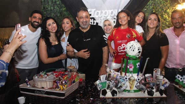 سهير جودة تحتفل بعيد ميلاد مجدي عبد الغني 