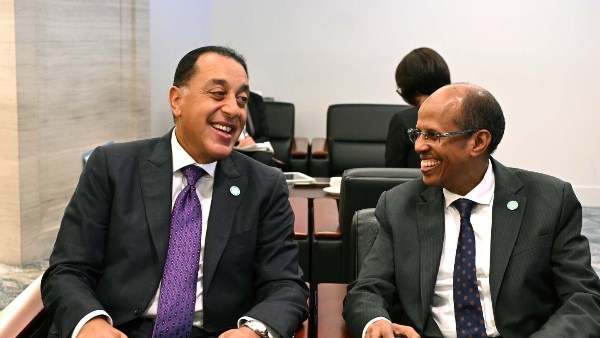 التقى الدكتور مصطفى مدبولي، رئيس مجلس الوزراء، اليوم؛ محمود علي يوسف، رئيس مفوضية الاتحاد الأفريقي