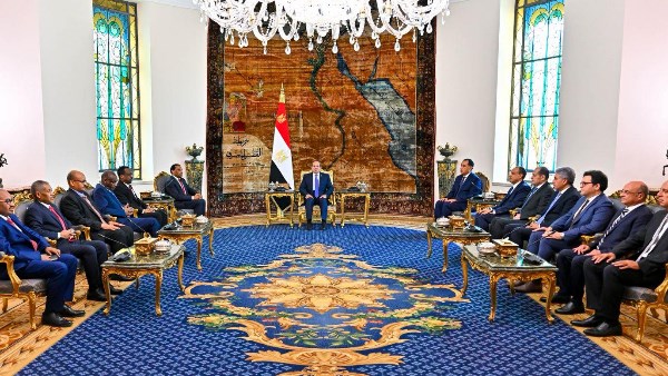 خلال استقباله كامل إدريس.. الرئيس السيسي يشدد على دعم مصر الكامل لإنهاء الأزمة الإنسانية بالسودان