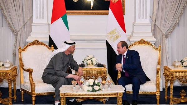 الرئيسان السيسي ومحمد بن زايد