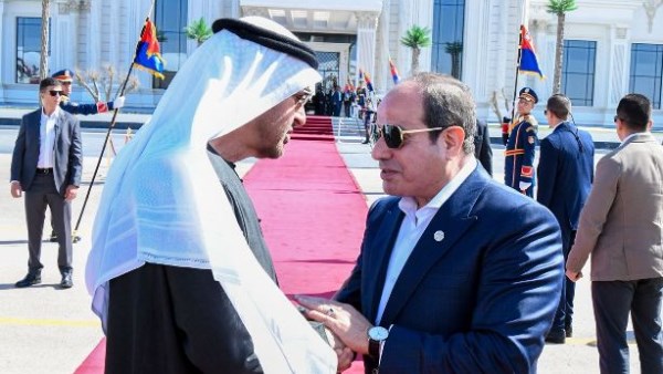 الرئيسان السيسي ومحمد بن زايد
